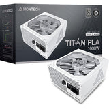 Montech titan pla modulær 1000 watt strømforsyning (hvid, 2x pcie)