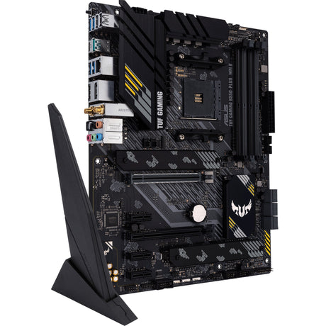 Asus Tuf Gaming B550-Plus WiFi II Socket AM4 bundkort (sort, RAID, GB-LAN, WiFi 6, BT, lyd, ATX)