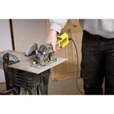 Stanley fatmax 650w multi-materiale sav håndrundsav (gul sort, med etui)