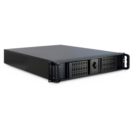 Inter-tech 2u-2098-sl rackhus (sort | 2x USB-A)