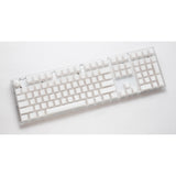 Ducky one 3 aura hvid rgb mekanisk tastatur (hvid, us-layout (qwerty), cherry mx speed silver, 100%, abs double shot, hot swap)