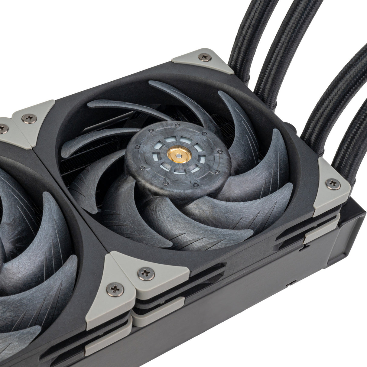 Silverstone xe360pdd vandkøling (sort sølv, 4-benet pwm)