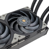 Silverstone xe360pdd vandkøling (sort sølv, 4-benet pwm)
