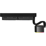 Xyz pc gear aquapulse aio 240 vandkøling (sort, argb, pwm)