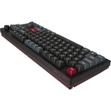 Montech mkey darkness tkl rgb mekanisk tastatur (sort, us-layout (qwerty), gateron g pro gul, 80% (tkl), hot-swappable, rgb, pbt)