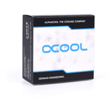 Alphacool eiszapfen 8mm offset stykke roterbar g1 4 ag til g1 4 ig tilslutning (sort)