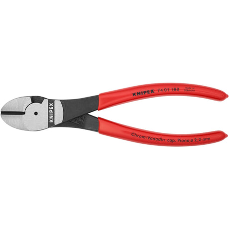 Knipex power side skæretænger 74 01 180 skæretang (rød)