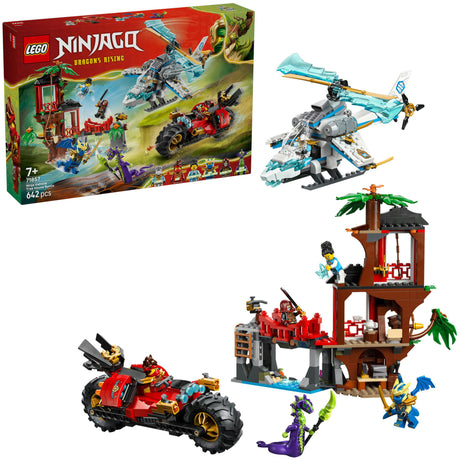 Lego ninjago 71857 ninja køretøjer ved træhuset