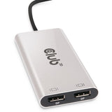 Club 3d thunderbolt 3 til dual displayport displayport splitter