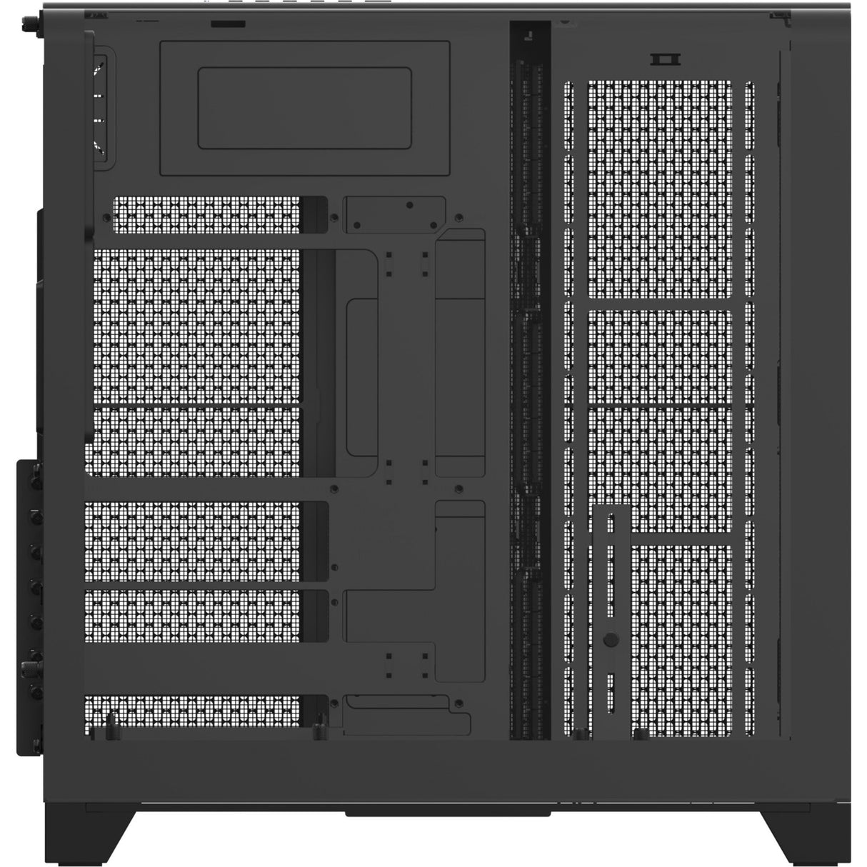 Thermaltake view 390 air midi tårnhus (sort | 2x USB-A | 1x USB-C | hærdet glas)