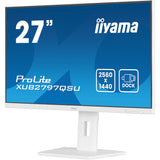Iiyama prolite xub2797qsu-w2 27 skærm (hvid, HDMI, skærmport, 2x USB-A, USB-B)
