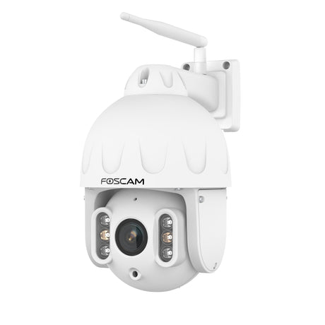 Foscam SD8P, 4K 8MP Dual Band WiFi PTZ udendørs sikkerhedskamera (hvid)