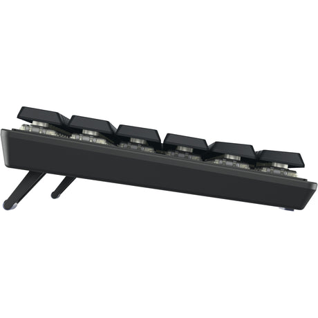 Cherry kw 550 mx lp, tastatur (sort, us-layout, mx lavprofil 2.0 elfenben, 96%, hvid led, pbt-taster)