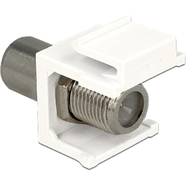 Delock keystone modul iec han > f hun adapter (hvid)