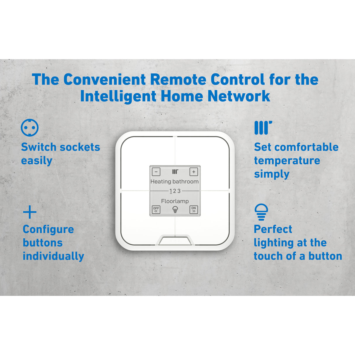 Fritz! dect 440 international trådløs switch (hvid, firdobbelt switch til smart hjem)