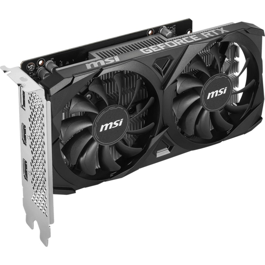 MSI Geforce RTX 3050 Ventus 2x E 6G OC grafikkort (2x HDMI, 1x Display Port, DLSS)
