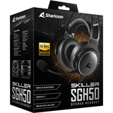 Sharkoon skiller sgh50 over-ear gaming headset (sort, pc, Playstation 4, Playstation 5, Xbox Series S|x)