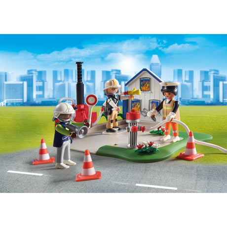 Playmobil figurer - mine figurer: byggelegetøj til redningsmission (70980)