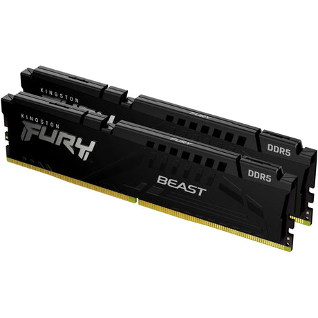 Kingston fury beast kf552c40bbk2-32 - ram hukommelse - 32 gb - ddr5 - dimm - 5200 mhz - 2 x 16 gb