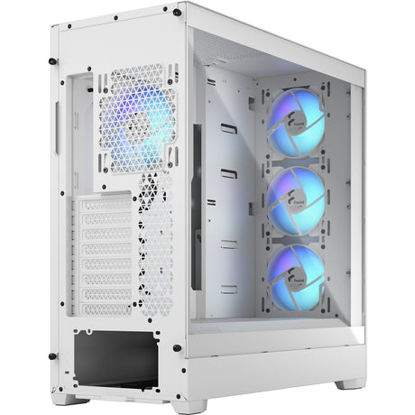 Fractal design pop xl air rgb stort tårnhus (hvid | 2x usb-a | rgb | hærdet glas)