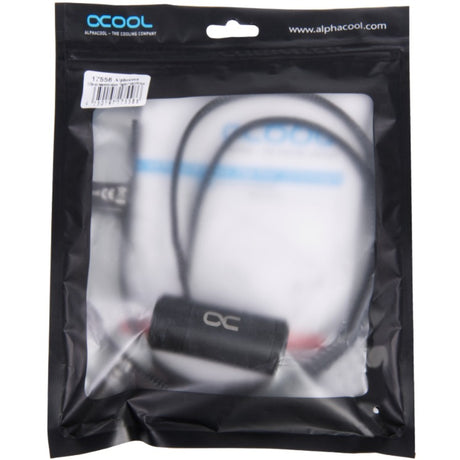 Alphacool es flow- og temperatursensor høj flow (sort)