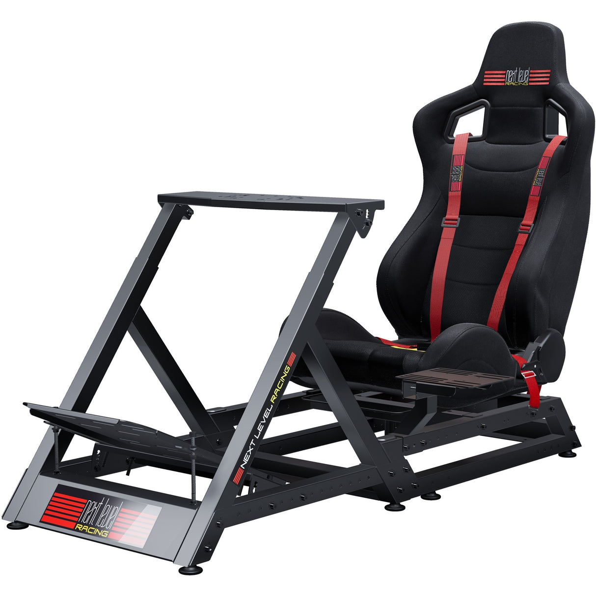 Næste niveau racing GT banesimulator cockpit racing simulator (sort)