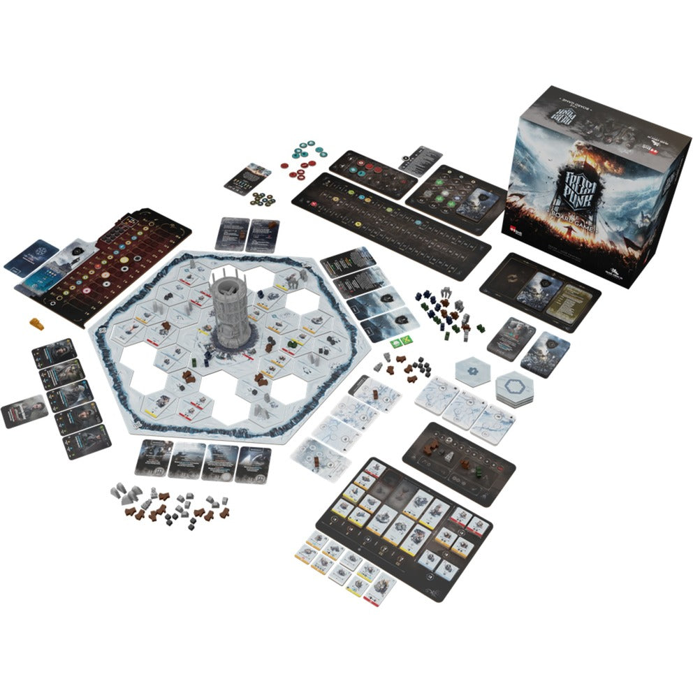 Europæisk spillernetværk frostpunk brætspil (engelsk, 1 - 4 spillere, 120 - 150 minutter, fra 16 år)
