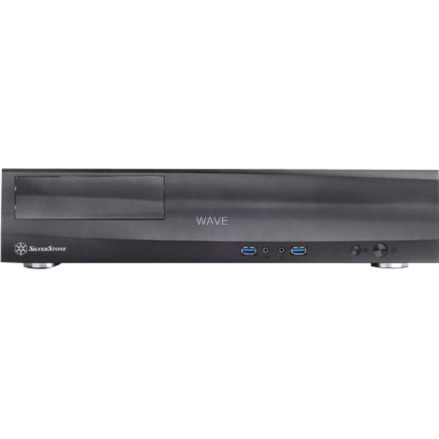 Silverstone milo ml03b desktop kabinet (sort | 2x USB-A)