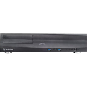 Silverstone milo ml03b desktop kabinet (sort | 2x USB-A)