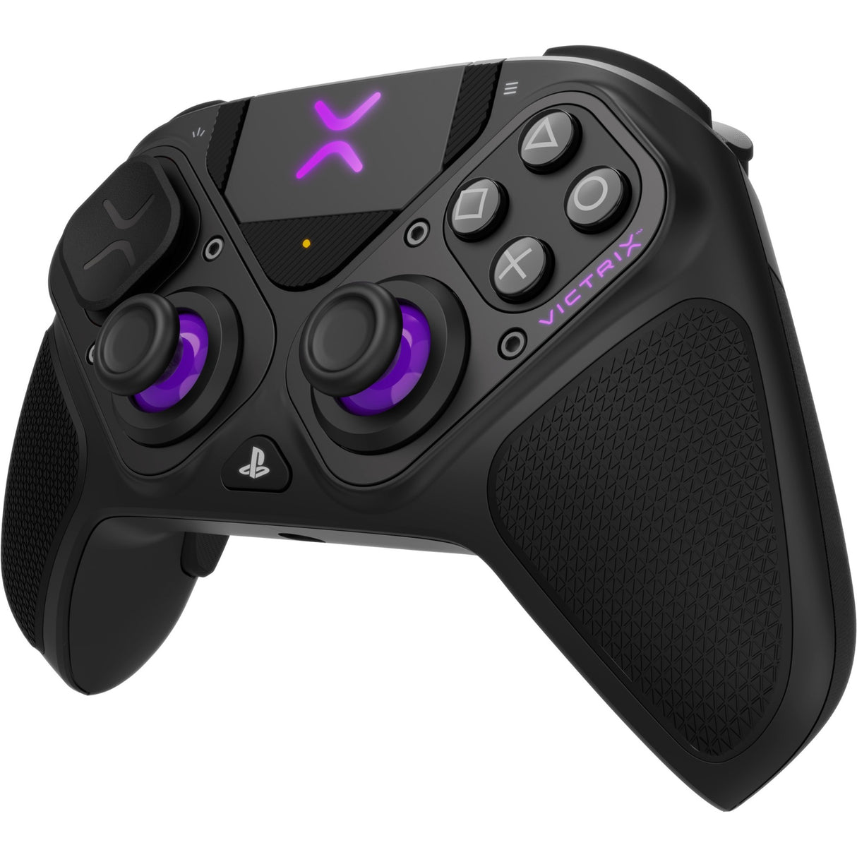 Pdp victrix pro bfg trådløs controller (sort lilla, playstation 5 | playstation 4 | pc)