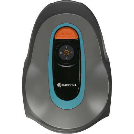 Gardena robotplæneklipper Sileno Minimo 250 (grå turkis, 250 m², li-ion batteri + basestation inkluderet, Bluetooth)