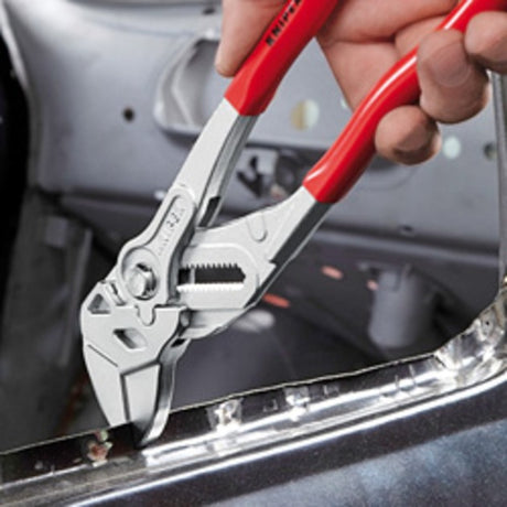 Knipex 86 03 150-serien - justerbar tang - 150 mm - flade kæber - ergonomisk håndtag