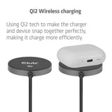 Club 3d cac-3027 qi2 25w draadloze oplader (zwart, qi-gecertificeerd, magsafe-compatibel, magnetisch pad)
