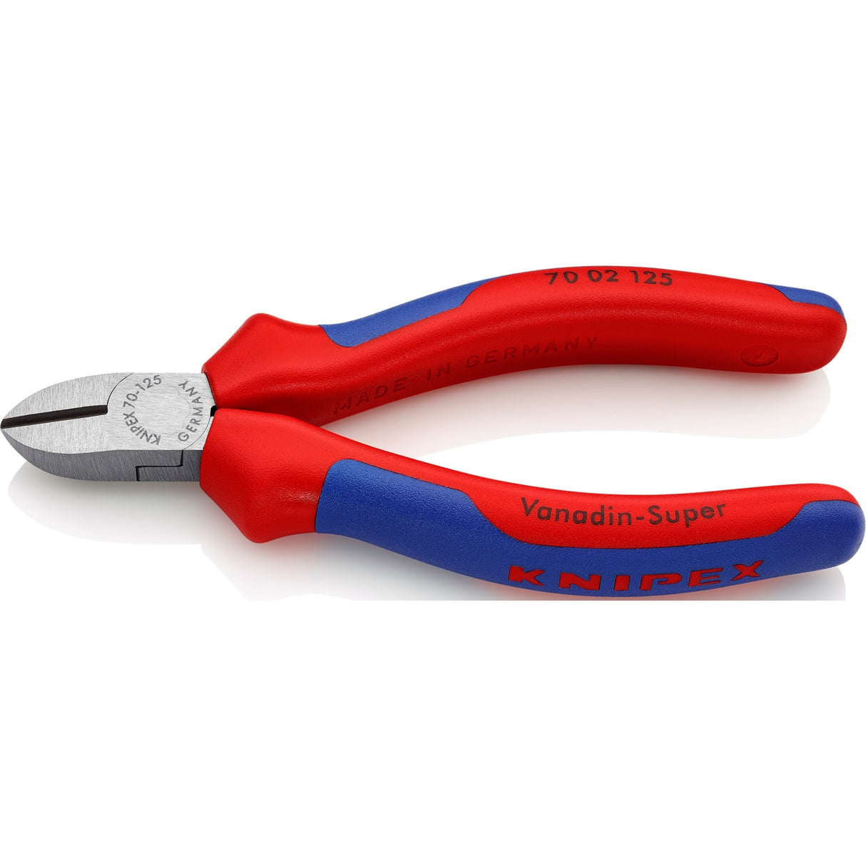 Knipex sideskæretang 70 02 125 skæretang (rød blå)