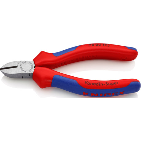 Knipex sideskæretang sort atramenteret med multi-komponent håndtag 125 mm - 7002125