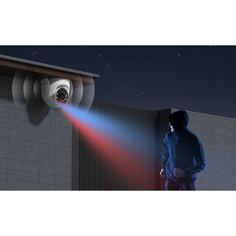 Foscam w5ep, 3k 5mp qhd poe ip camera (wit)