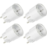 Shelly plug s gen3 smart WiFi, 4 stykker stik (hvid, materie, WiFi, Bluetooth)