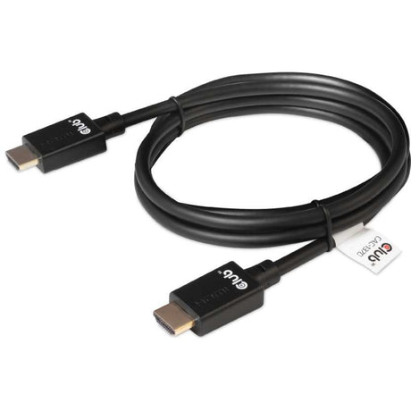 Club 3D ultra højhastigheds HDMI 2.1 certificeret kabel han-han (sort, 1,5 meter, 4K 120Hz, 8K 60Hz, 48 Gbps)