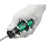 Wera 334 6 skruetrækkersæt kraftform plus (sort grøn, 6 dele)