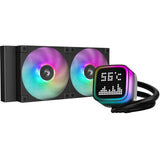 Deepcool LP240 vandkøling (sort, 4-benet PWM blæserstik)