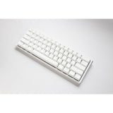 Ducky one 3 klassisk ren hvid mini rgb mekanisk tastatur (hvid, us-layout (qwerty), cherry mx red, 60%, rgb led, double-shot pbt, hot-swappable, quack mekanik)