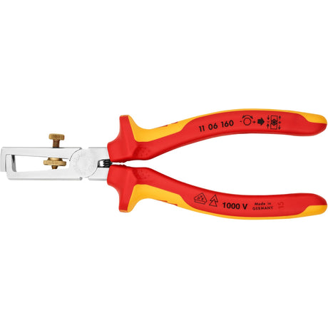 Knipex elektroniksæt vde 002015 tangsæt (rød gul, 4-delt)