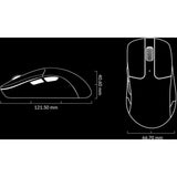 Keychron m2 trådløs gaming mus (sort)