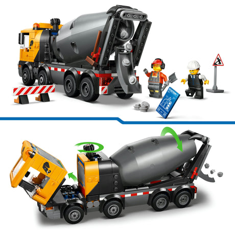 Lego city store køretøjer 60478 cement lastbil