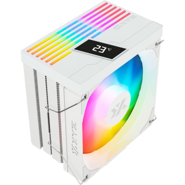 Xyz PC Gear Thermax 4 Pulsar A-RGB CPU-køler (hvid, Arbb, Pwm)