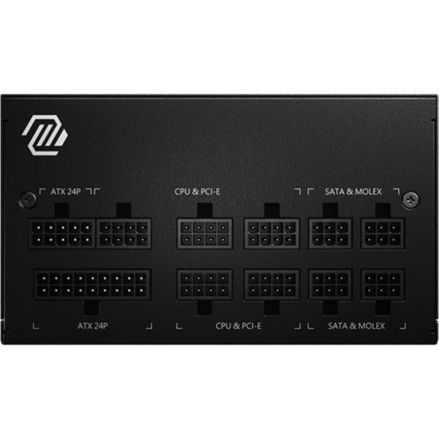 MSI Mag A650GL PCIe5 modulær 650 watt strømforsyning (sort, 4x PCIe)