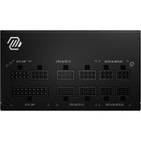 MSI Mag A650GL PCIe5 modulær 650 watt strømforsyning (sort, 4x PCIe)