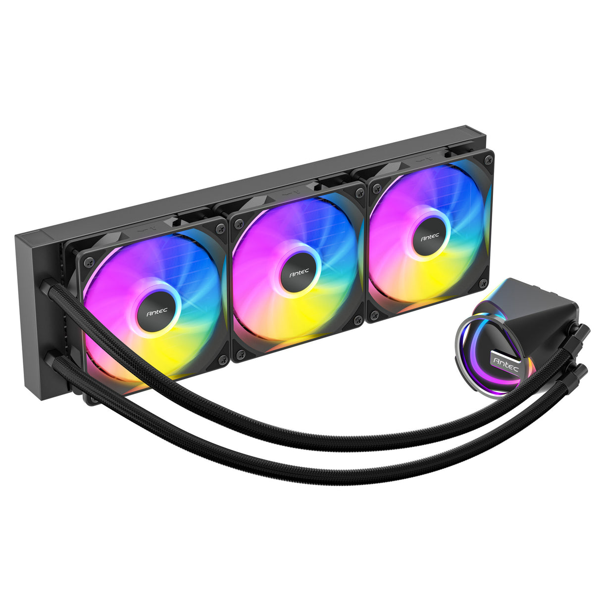 Antec skeleton 360 argb vandkøling (sort)