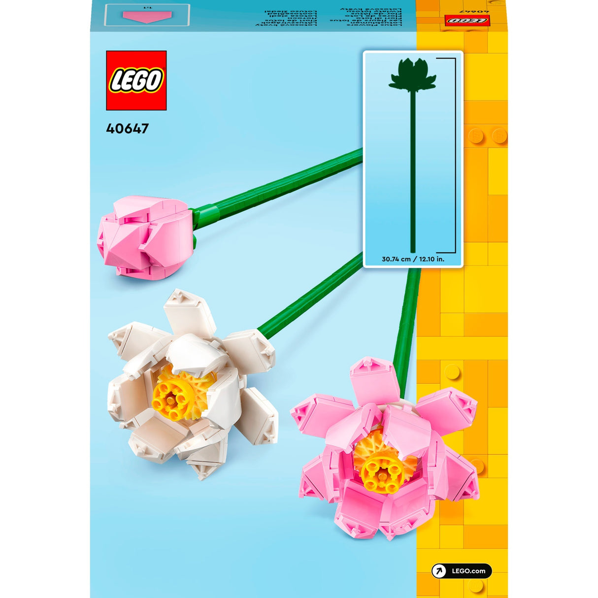 Lego ikoniske lotusblomster - botanisk samling - 40647