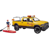 Bruder Dodge Ram 2500 redningsbrigadebil med livreddermodelkøretøj (02506)